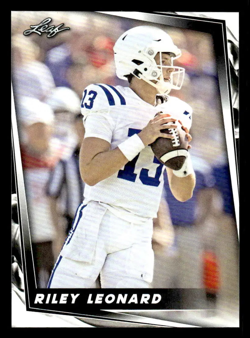 2024 Leaf #38 Riley Leonard Notre Dame Fighting Irish - Football Card Single