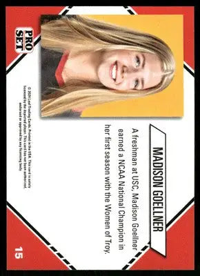 2024 Leaf Beach Volleyball Madison Goellner #15 Volleyball - Other