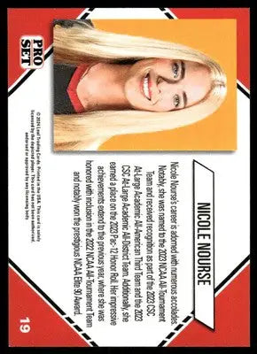 2024 Leaf Beach Volleyball Nicole Nourse #19 Volleyball - Other