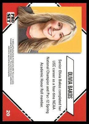 2024 Leaf Beach Volleyball Olivia Bakos #20 Volleyball - Other