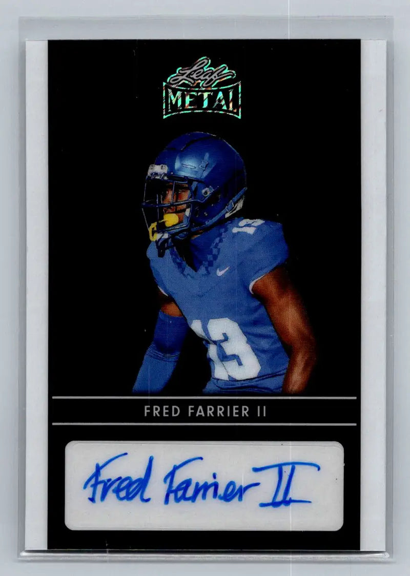 2024 Leaf Collective - Leaf Auto Shimmer Black #LA-FF1 Fred Farrier II #/6 - Other