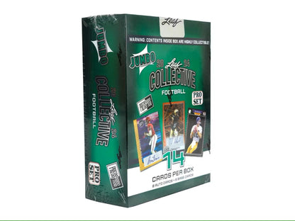 2024 Leaf Collective Football Hobby Jumbo Box