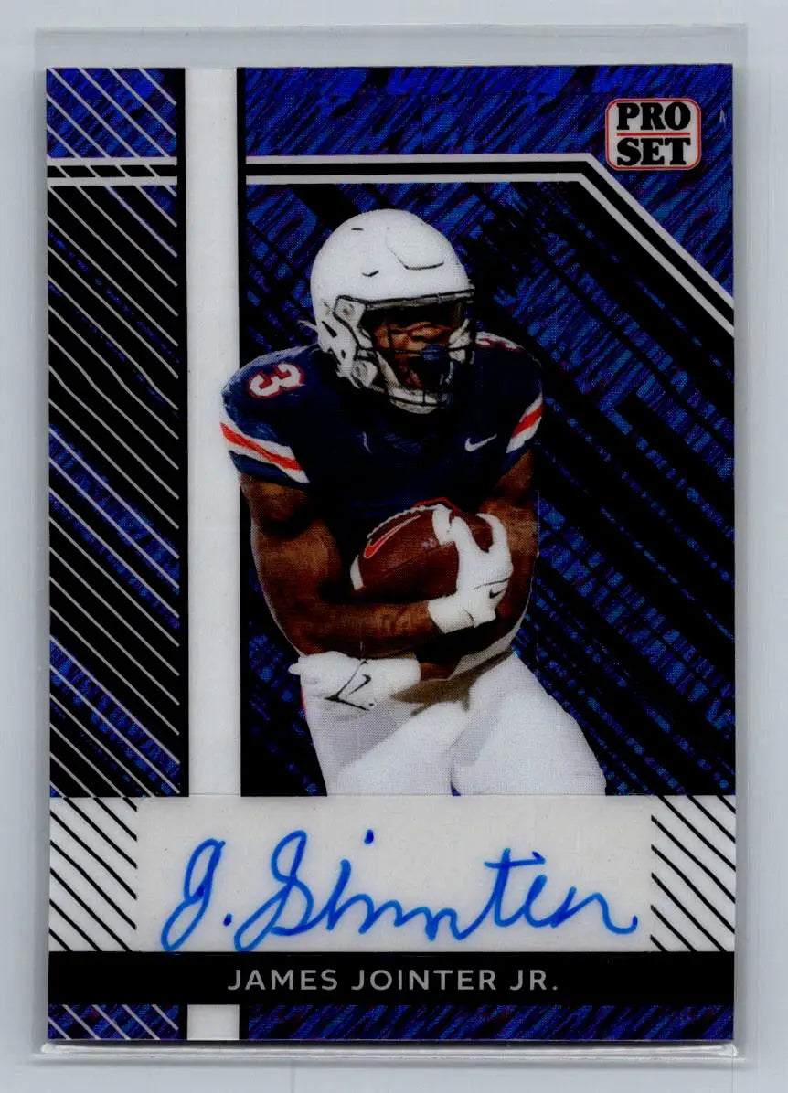 2024 Leaf Collective Pro Set Auto Shimmer Purple #PSA-JJJ James Jointer Jr. #/8 - Baseball Card Single