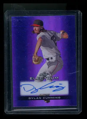 2024 Leaf Electrum Dylan Cumming #BA-DC1 5/75 Baseball - Baseball Card Single
