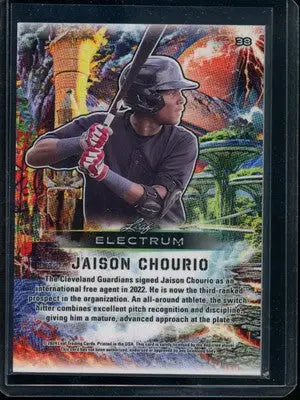 2024 Leaf Electrum Jaison Chourio #38 3/49 Baseball - Baseball Card Single