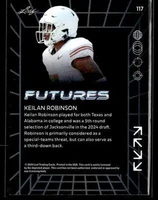 2024 Leaf Futures #117 Keilan Robinson - Football Card Single