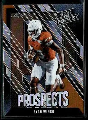 2024 Leaf Heroes & Prospects #119 Ryan Wingo - Football Card Single