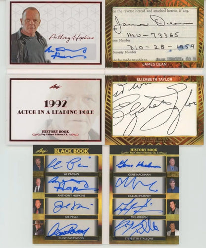 2024 Leaf History Book Pop Culture Edition Chapter 1 Hobby Box - Sports Card Hobby Boxes