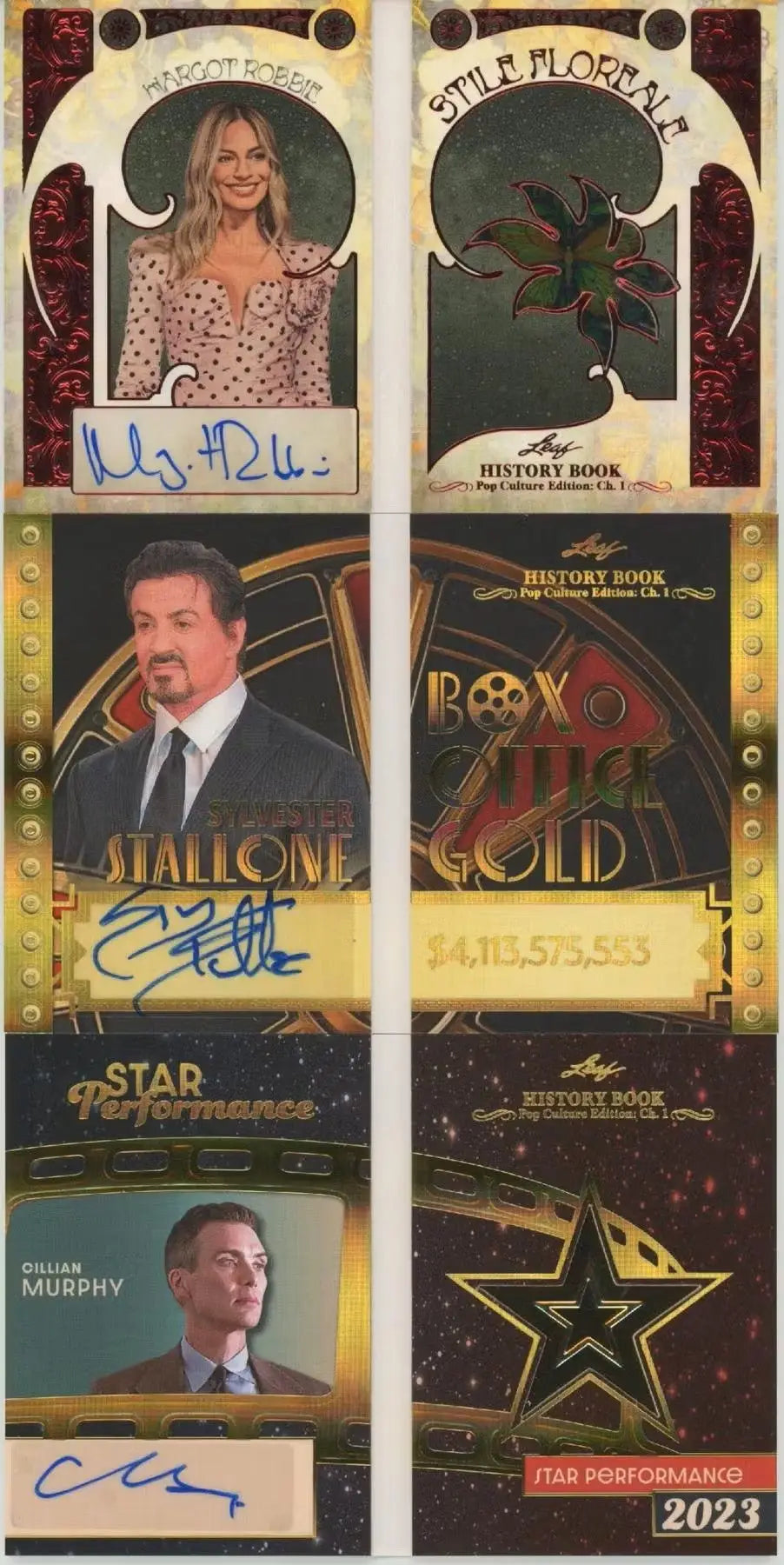 2024 Leaf History Book Pop Culture Edition Chapter 1 Hobby Box - Sports Card Hobby Boxes