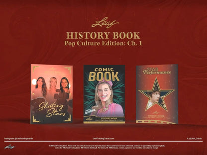 2024 Leaf History Book Pop Culture Edition Chapter 1 Hobby Box - Sports Card Hobby Boxes