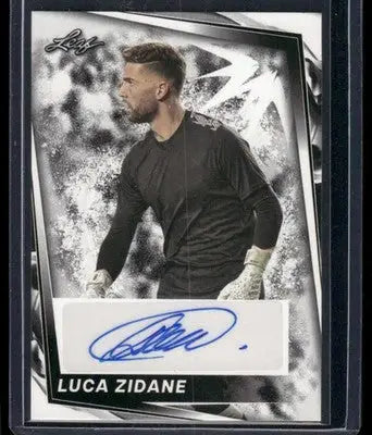 2024 Leaf Luca Zidane #BA-LZ1 Auto Soccer - Soccer Card Single