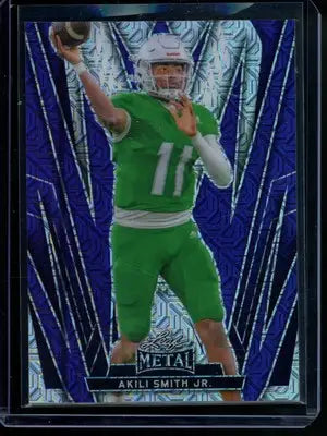 2024 Leaf Metal Akili Smith Jr. #3 Blue Mojo 8/8 Football - Football Card Single