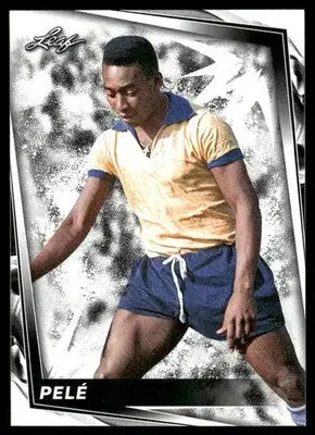 2024 Leaf Pelé #7 White Soccer - Soccer Card Single