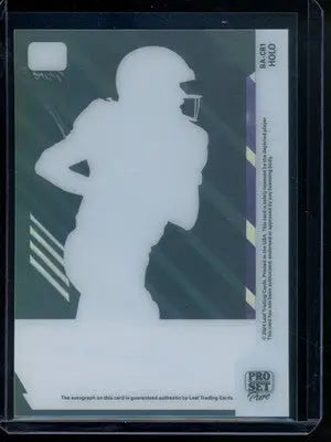 2024 Leaf Pro Set Pure Cameron Rising #BA-CRI1 Autograph 7/10 Football - Football Card Single