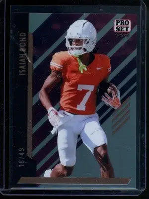 2024 Leaf Pro Set Pure Isaiah Bond #48 Holo 18/49 Football - Football Card Single