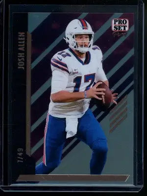 2024 Leaf Pro Set Pure Josh Allen #61 7/49 Football