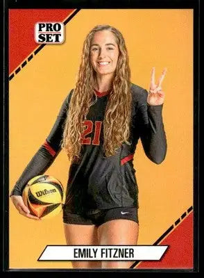 2024 Leaf Pro Set Southern CA Beach Volleyball Emily Fitzner #7 USC Trojans - Other