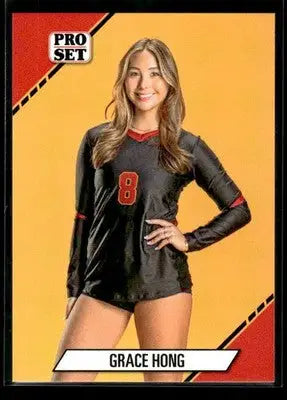 2024 Leaf Pro Set Southern CA Beach Volleyball Grace Hong #9 USC Trojans - Beach Volleyball Card Single