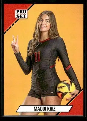 2024 Leaf Pro Set Southern CA Beach Volleyball Maddi Kriz #14 USC Trojans - Other