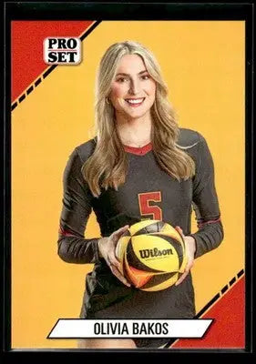 2024 Leaf Pro Set Southern CA Beach Volleyball Olivia Bakos #20 USC Trojans - Beach Volleyball Card Single