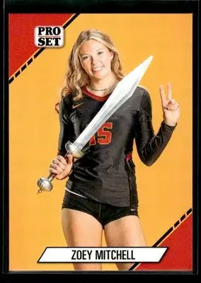 2024 Leaf Pro Set Southern CA Beach Volleyball Zoey Mitchell #21 USC Trojans - Beach Volleyball Card Single