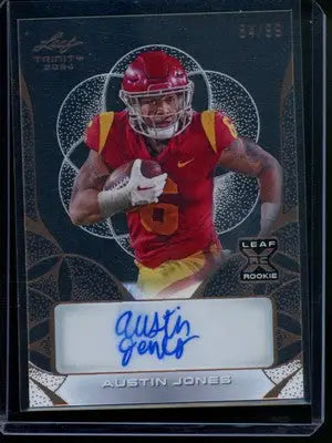 2024 Leaf Trinity Austin Jones #CA-AJ1 Rookie 84/99 Football - Football Card Single