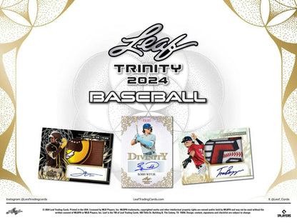 2024 Leaf Trinity Baseball Hobby Box | Columbia Sports Cards