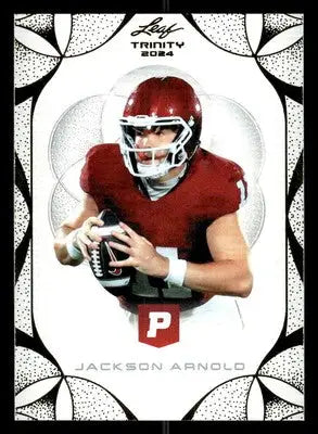2024 Leaf Trinity - Pristine Auctions #48 Jackson Arnold - Football Card Single