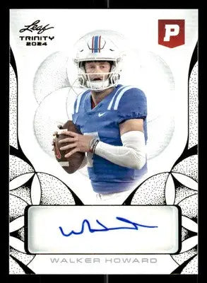 2024 Leaf Trinity - Pristine Auctions #BA-WH1 Walker Howard - Football Card Single