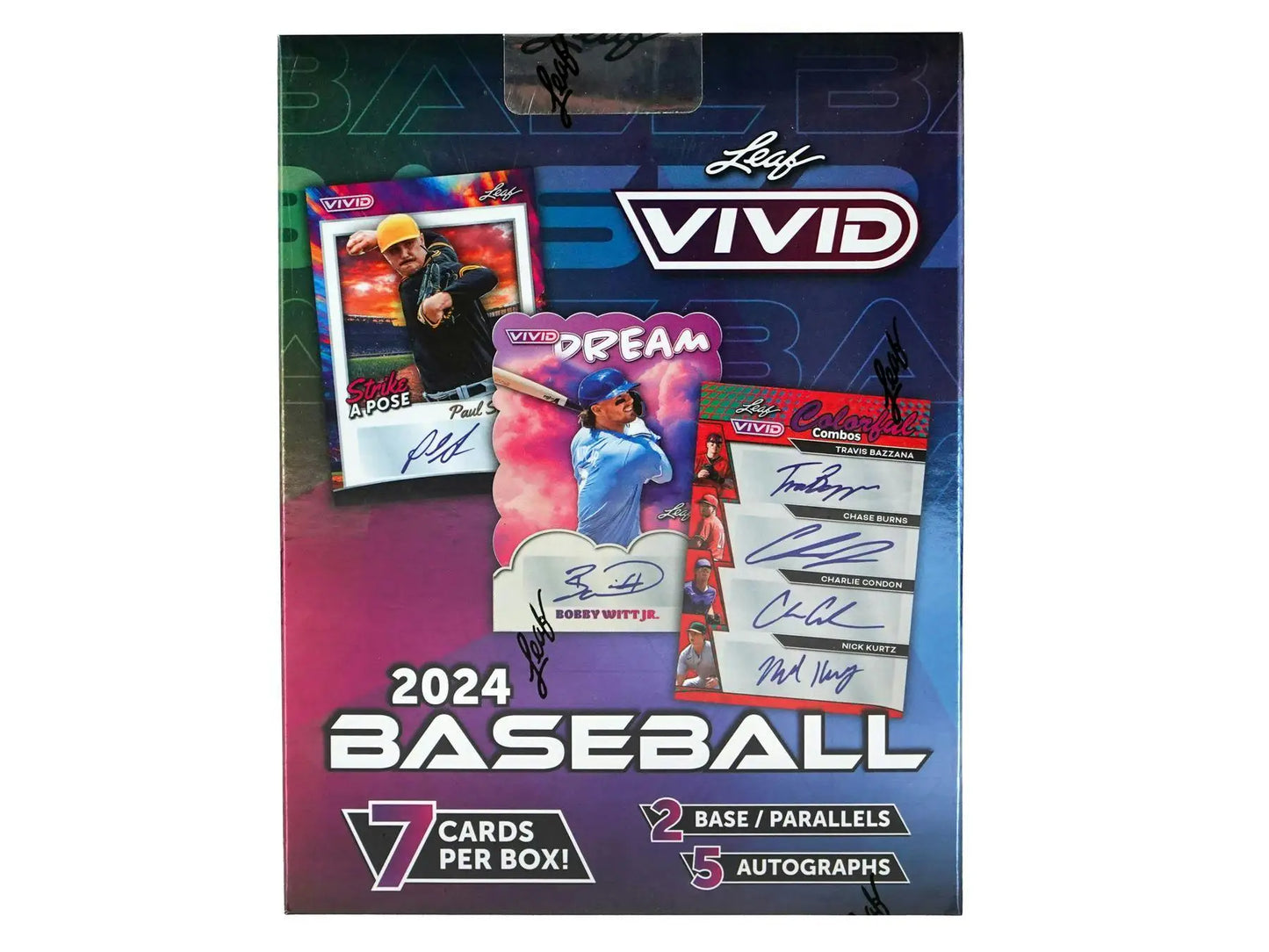 2024 Leaf Vivid Baseball Hobby Box - Sports Card Hobby Boxes