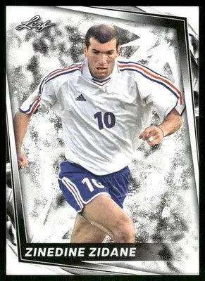 2024 Leaf Zinedine Zidane #9 Soccer - Soccer Card Single