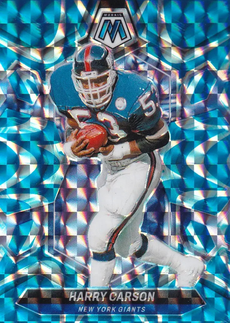 2024 MOSAIC #234 HARRY CARSON BLUE REACTIVE- NEW YORK GIANTS