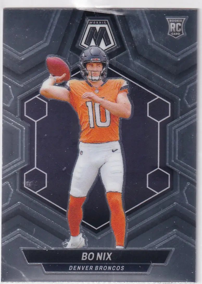 2024 MOSAIC #312 BO NIX- DENVER BRONCOS