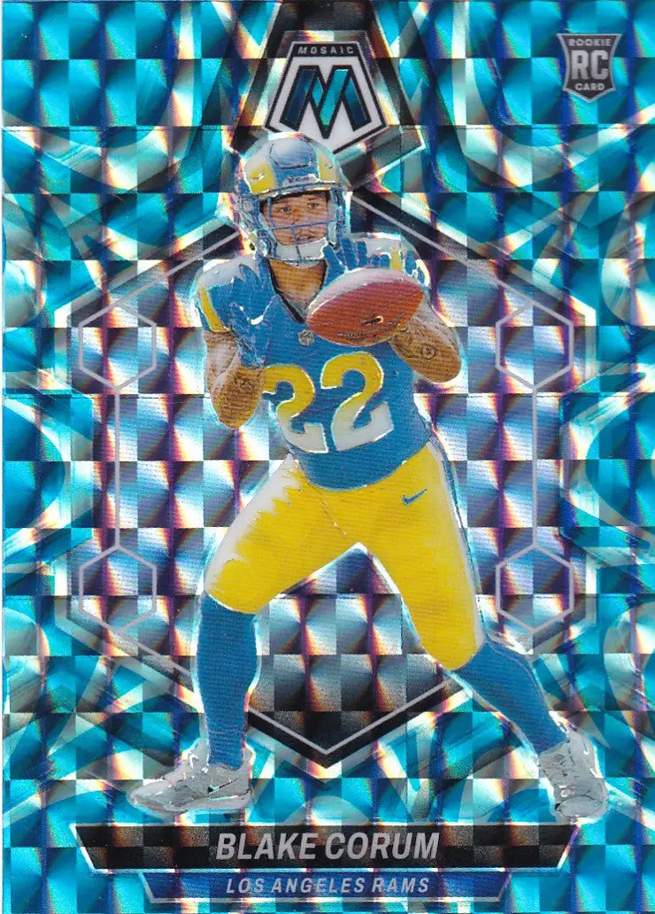 2024 MOSAIC #368 BLAKE CORUM BLUE REACTIVE- LOS ANGELES CHARGERS
