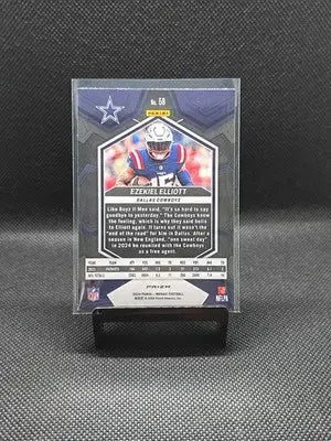 2024 Mosaic #58 Ezekiel Elliott Red Camo Cowboys - Football Card Single
