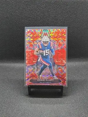 2024 Mosaic #58 Ezekiel Elliott Red Camo Cowboys - Football Card Single