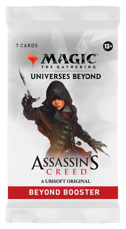 2024 MTG Universes Beyond: Assassin’s Creed - Beyond Booster Pack - Magic Card Box