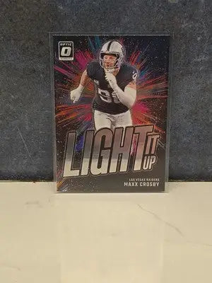 2024 Optic MAXX CROSBY Light it Up #12 Raiders - Football Card Single