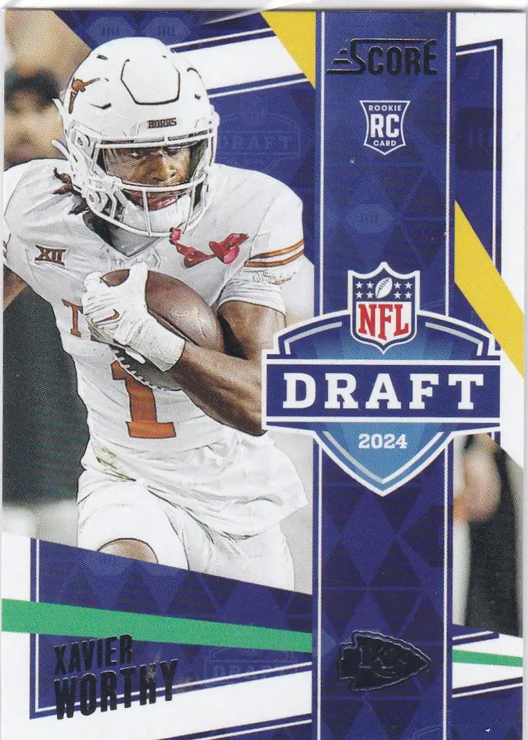2024 Panin Score #20 Xavier Worthy RC Texas Longhorns - Football Card Single