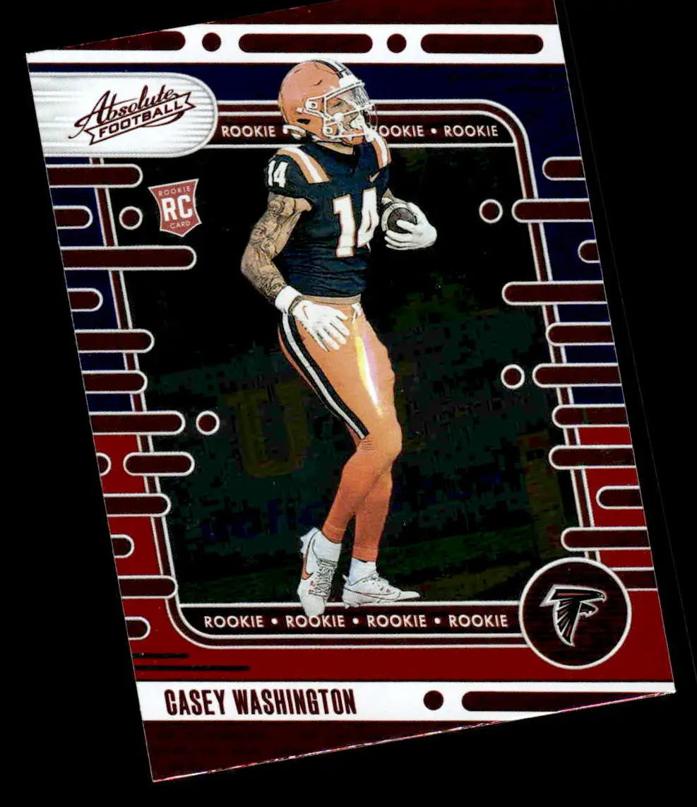 2024 Panini Absolute #101 Casey Washington Red and Blue - Football Card Single
