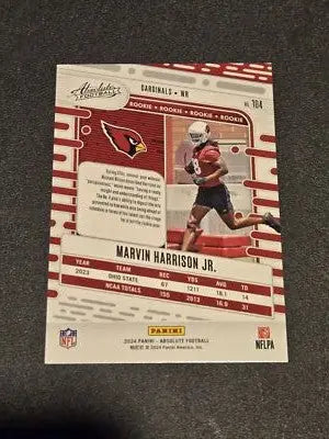 2024 Panini Absolute #104 Marvin Harrison Jr. - Football Card Single