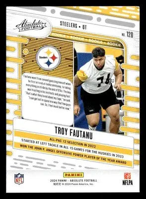2024 Panini Absolute #120 Troy Fautanu Retail - Football Card Single