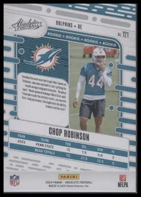 2024 Panini Absolute #121 Chop Robinson #/350 - Football Card Single