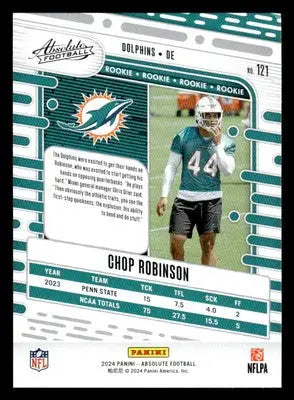 2024 Panini Absolute #121 Chop Robinson Retail - Football Card Single