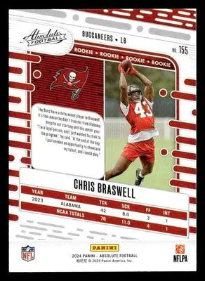2024 Panini Absolute #155 Chris Braswell Retail - Football Card Single