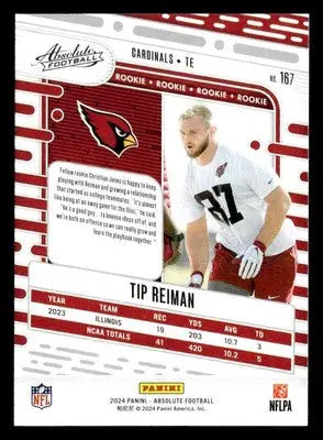 2024 Panini Absolute #167 Tip Reiman Retail - Football Card Single
