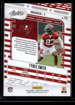 2024 Panini Absolute #172 Tykee Smith Purple - Football Card Single