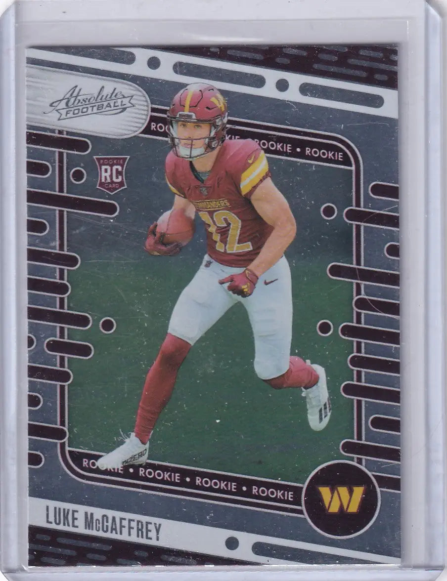 2024 Panini Absolute #176 Luke McCaffrey - Washington Commanders - Football Card Single