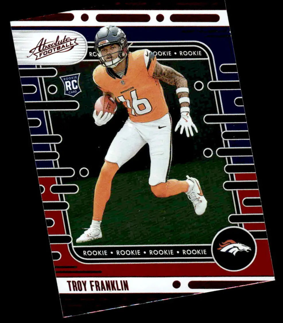2024 Panini Absolute #178 Troy Franklin Red and Blue - Football Card Single