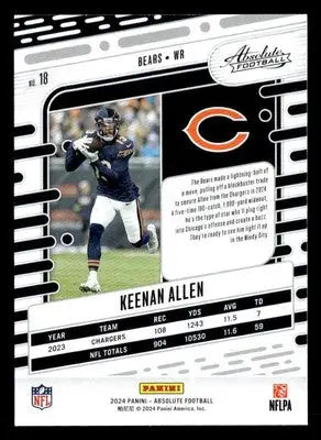2024 Panini Absolute #18 Keenan Allen Retail - Football Card Single